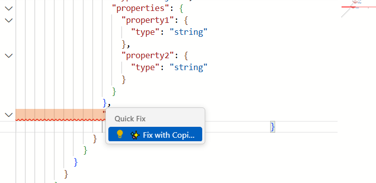 Quick Fix integration with AI Copilot